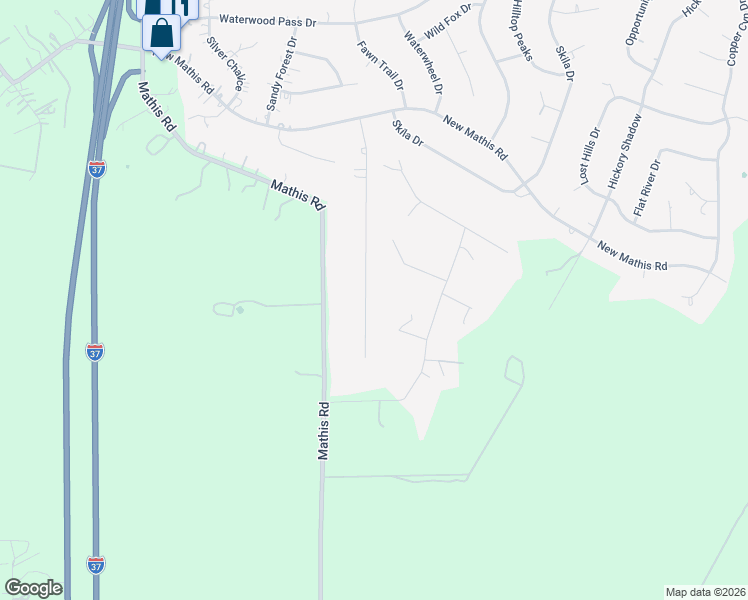 map of restaurants, bars, coffee shops, grocery stores, and more near 23318 Dragon Rock Road in Elmendorf