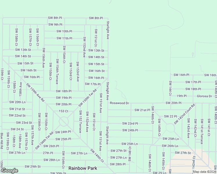 map of restaurants, bars, coffee shops, grocery stores, and more near 1745 Southwest 150th Court in Ocala