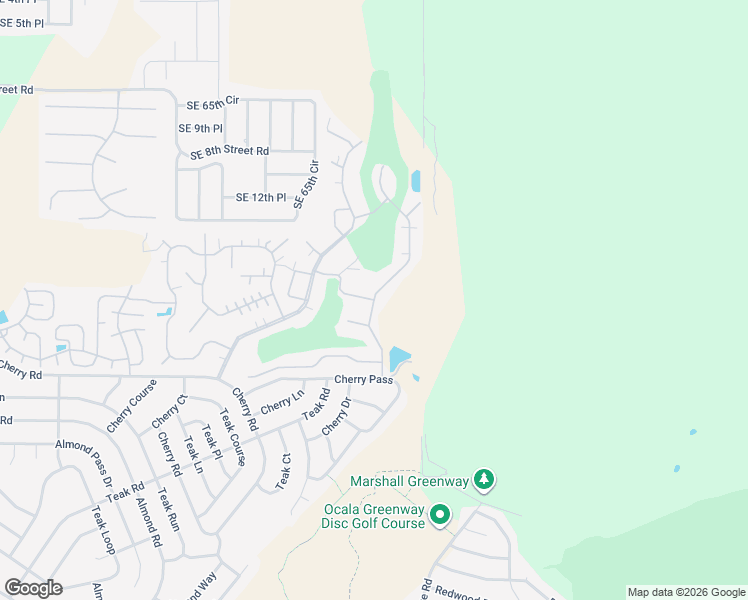 map of restaurants, bars, coffee shops, grocery stores, and more near 107 East Gleneagles Road in Ocala