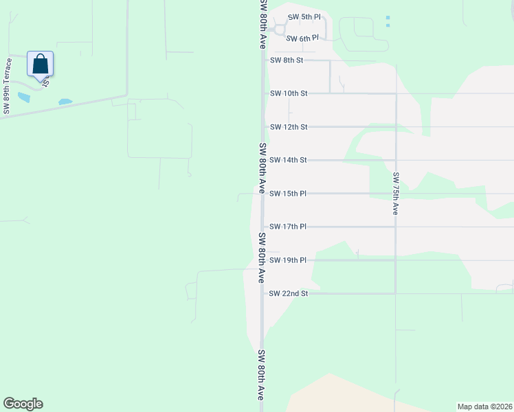 map of restaurants, bars, coffee shops, grocery stores, and more near 1560 Southwest 80th Avenue in Ocala