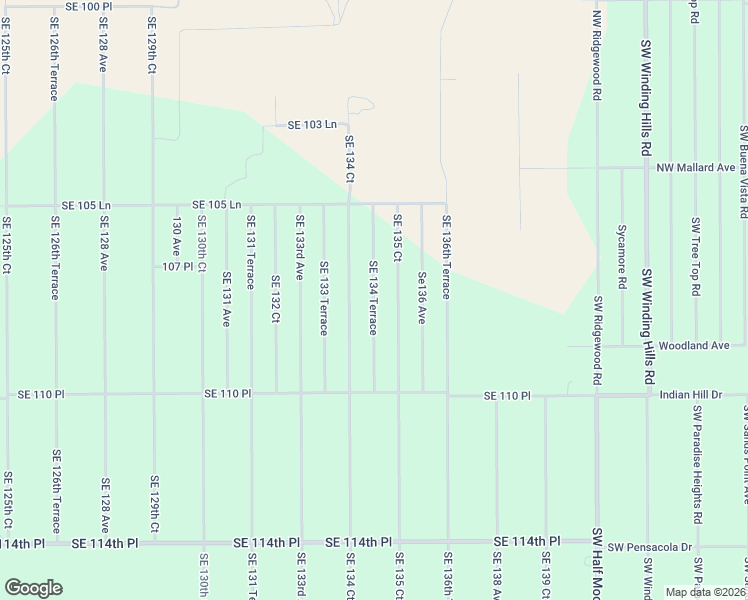 map of restaurants, bars, coffee shops, grocery stores, and more near Southeast 135 Court in Dunnellon