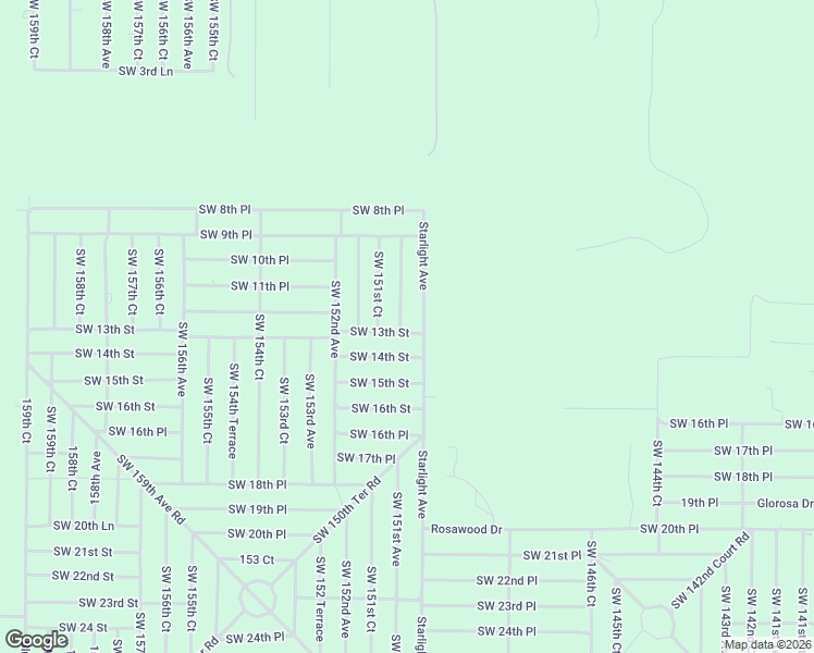 map of restaurants, bars, coffee shops, grocery stores, and more near 15154 Southwest 13th Street in Ocala