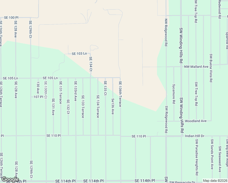 map of restaurants, bars, coffee shops, grocery stores, and more near Se136 Avenue in Dunnellon