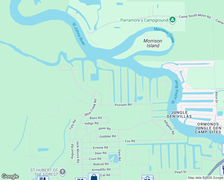 map of restaurants, bars, coffee shops, grocery stores, and more near 56251 Maple Road in Astor