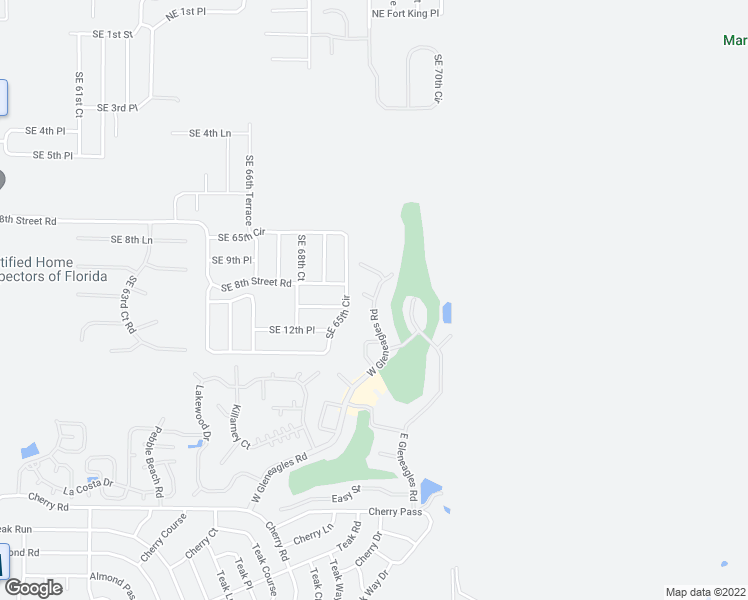 map of restaurants, bars, coffee shops, grocery stores, and more near 6996 Ardmore Drive in Ocala