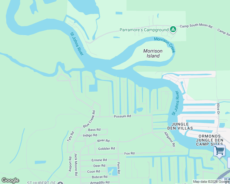 map of restaurants, bars, coffee shops, grocery stores, and more near 56413 Maple Road in Astor