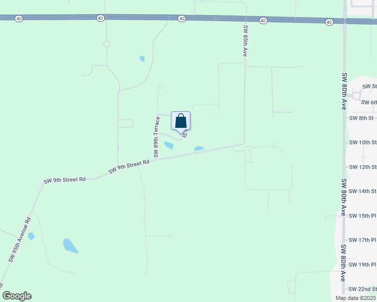 map of restaurants, bars, coffee shops, grocery stores, and more near 8700-8780 SW 9th Street Rd in Ocala