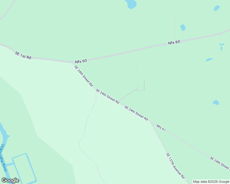 map of restaurants, bars, coffee shops, grocery stores, and more near 10925 Southeast 24th Street Road in Silver Springs