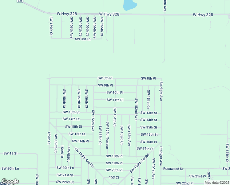 map of restaurants, bars, coffee shops, grocery stores, and more near Southwest 10th Place in Rainbow Park