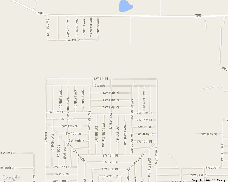 map of restaurants, bars, coffee shops, grocery stores, and more near 15399 Southwest 10th Place in Ocala