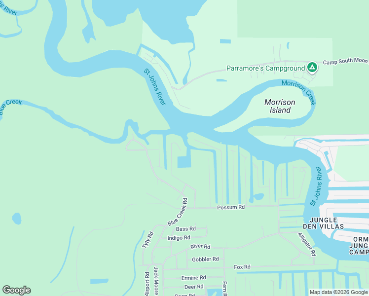 map of restaurants, bars, coffee shops, grocery stores, and more near 56625 Otter Road in Astor