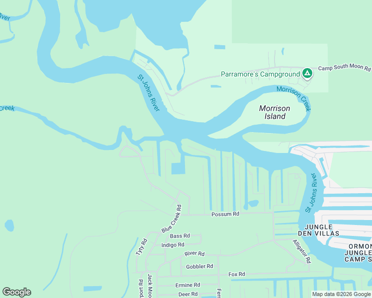 map of restaurants, bars, coffee shops, grocery stores, and more near 56625 Otter Road in Astor