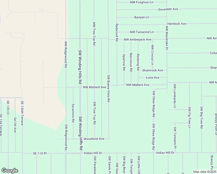 map of restaurants, bars, coffee shops, grocery stores, and more near Southwest Buena Vista Road in Dunnellon