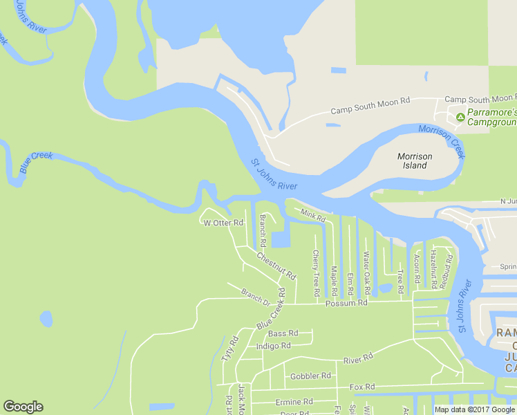 map of restaurants, bars, coffee shops, grocery stores, and more near 56533 Otter Road in Astor