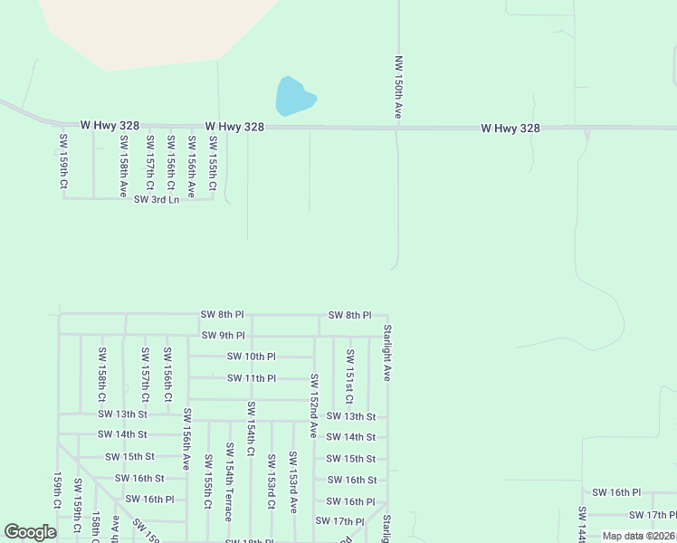 map of restaurants, bars, coffee shops, grocery stores, and more near 15125 Southwest 8th Place in Ocala