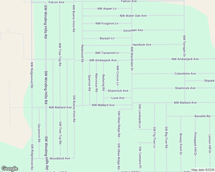 map of restaurants, bars, coffee shops, grocery stores, and more near 303 Redwing Road in Dunnellon