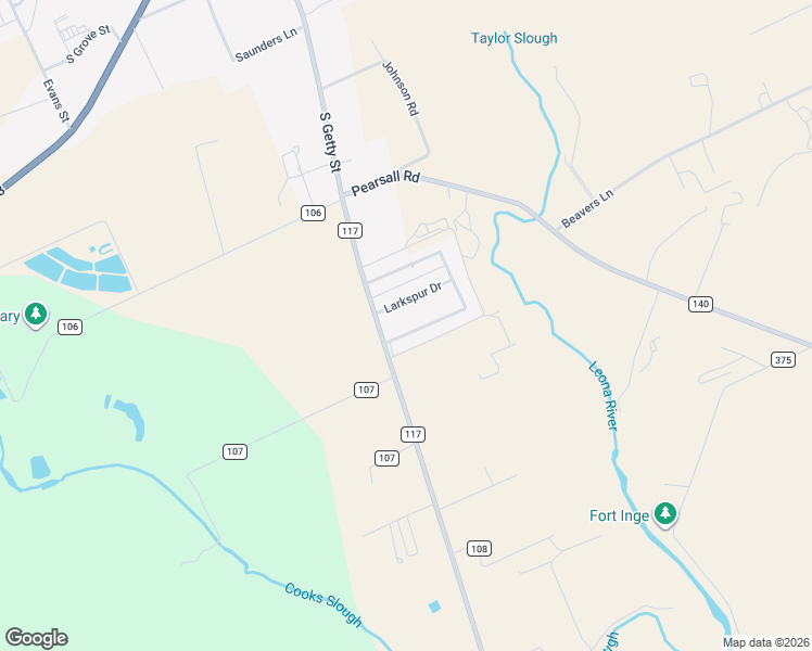 map of restaurants, bars, coffee shops, grocery stores, and more near 105 Larkspur Drive in Uvalde