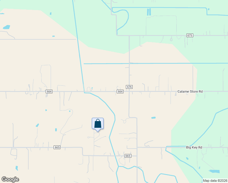 map of restaurants, bars, coffee shops, grocery stores, and more near 585 County Road 664 in Devine