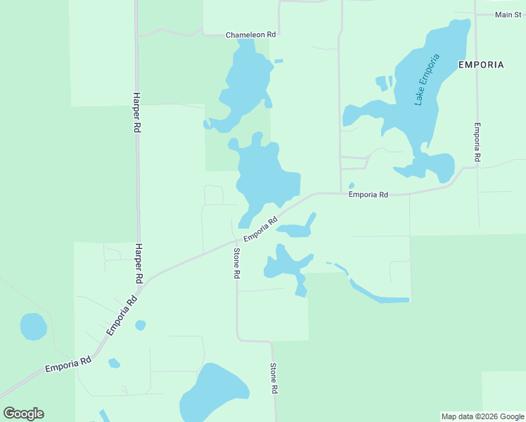 map of restaurants, bars, coffee shops, grocery stores, and more near 940 Emporia Road in Pierson