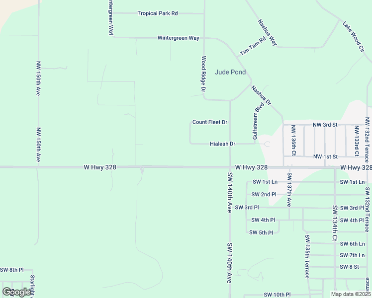 map of restaurants, bars, coffee shops, grocery stores, and more near 12 Count Fleet Drive in Ocala