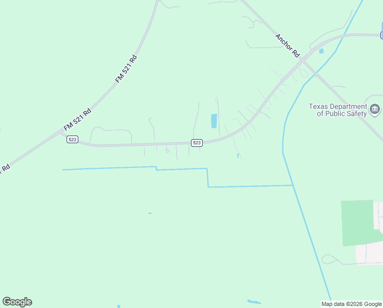 map of restaurants, bars, coffee shops, grocery stores, and more near 20111 Farm to Market Road 523 in Angleton