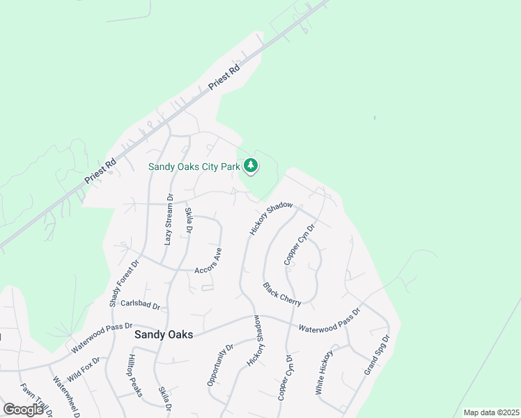 map of restaurants, bars, coffee shops, grocery stores, and more near 22751 Hickory Shadow in Elmendorf