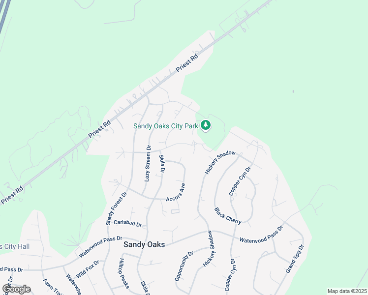 map of restaurants, bars, coffee shops, grocery stores, and more near 4418 Hickory Haven Drive in Elmendorf
