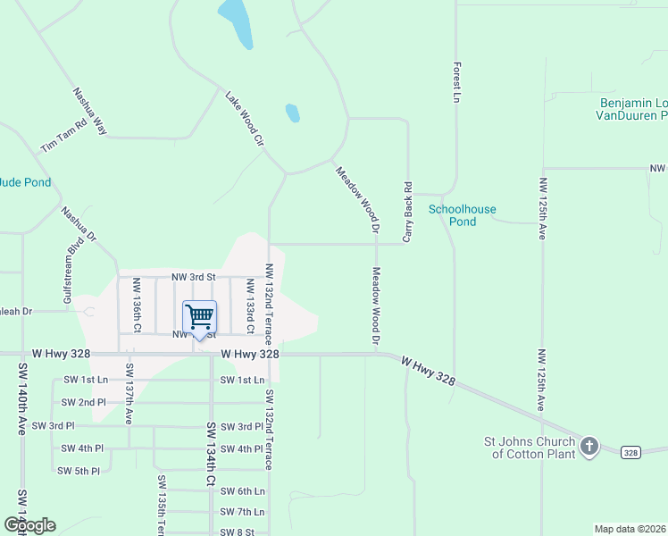 map of restaurants, bars, coffee shops, grocery stores, and more near 6 Carry Back Road in Ocala