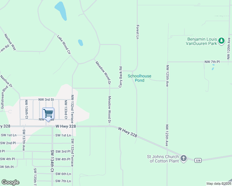 map of restaurants, bars, coffee shops, grocery stores, and more near 10 Carry Back Road in Ocala