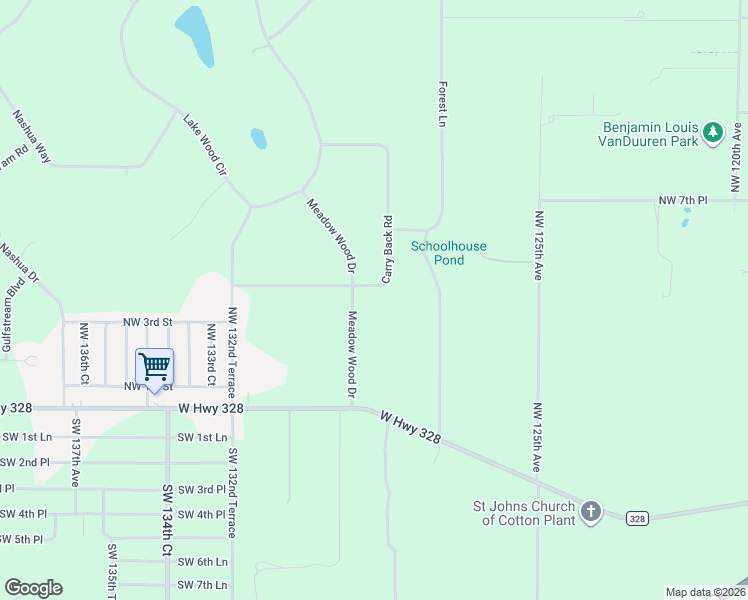 map of restaurants, bars, coffee shops, grocery stores, and more near 10 Carry Back Road in Ocala