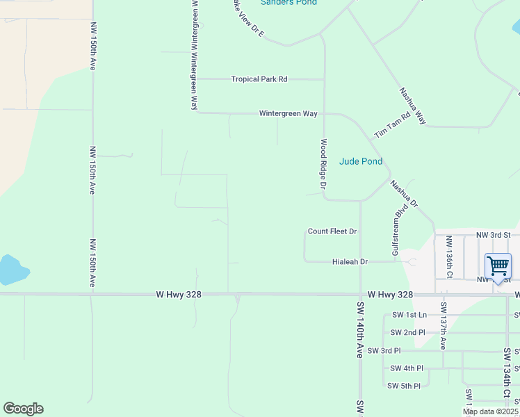 map of restaurants, bars, coffee shops, grocery stores, and more near 14501 County Road 328 in Ocala