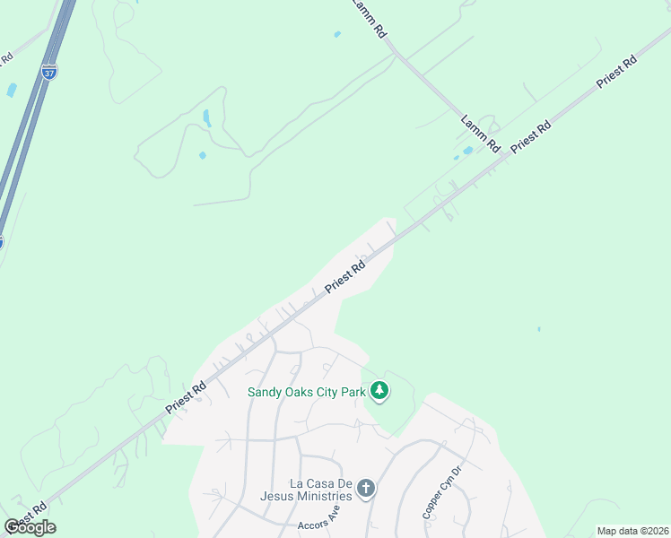 map of restaurants, bars, coffee shops, grocery stores, and more near 21865 Priest Road in Elmendorf