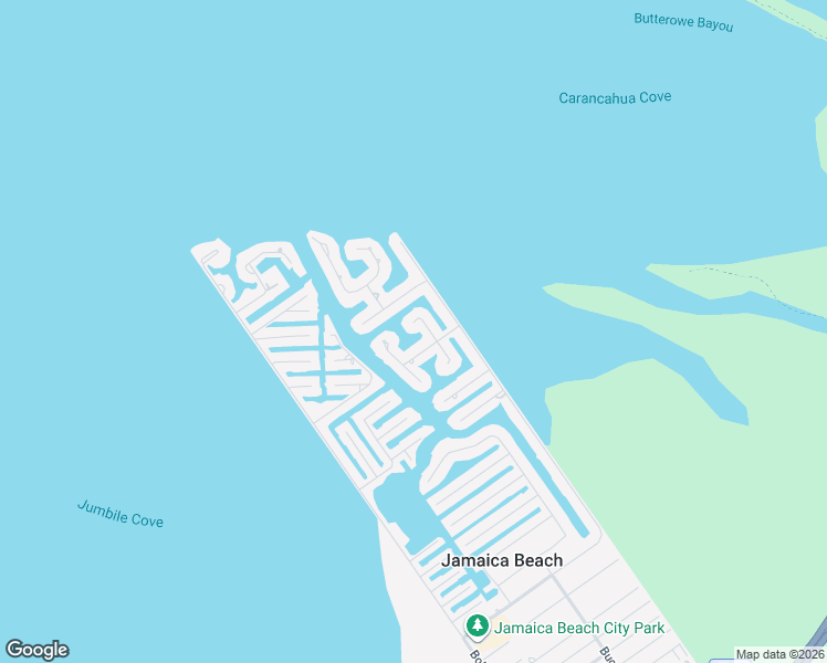 map of restaurants, bars, coffee shops, grocery stores, and more near 4215 Spanish Main in Jamaica Beach