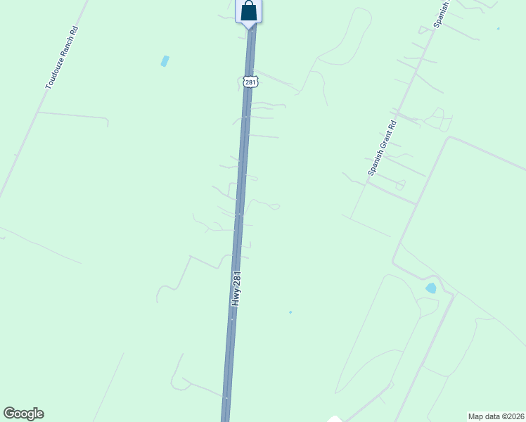 map of restaurants, bars, coffee shops, grocery stores, and more near 21704 U.S. 281 in San Antonio