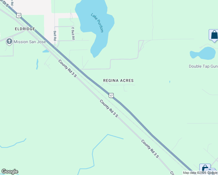 map of restaurants, bars, coffee shops, grocery stores, and more near 124 Dickie Lane in Pierson