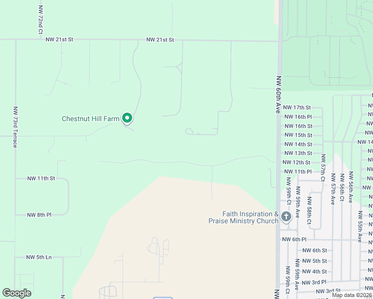 map of restaurants, bars, coffee shops, grocery stores, and more near 6565 Northwest 12th Street in Ocala