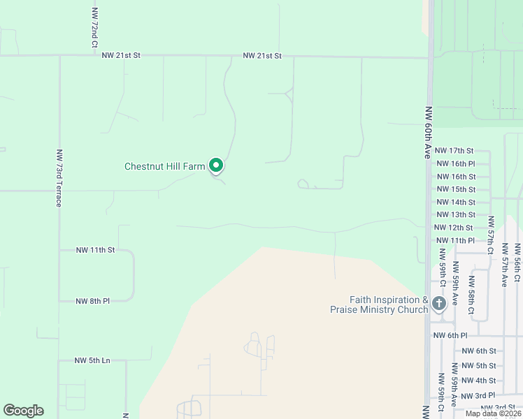 map of restaurants, bars, coffee shops, grocery stores, and more near 6637 Northwest 12th Street in Ocala