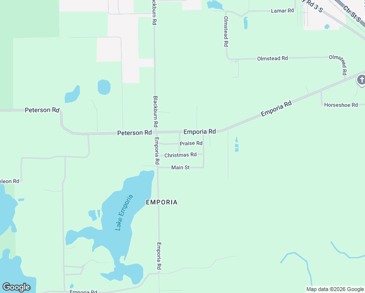 map of restaurants, bars, coffee shops, grocery stores, and more near 345 Praise Road in Pierson