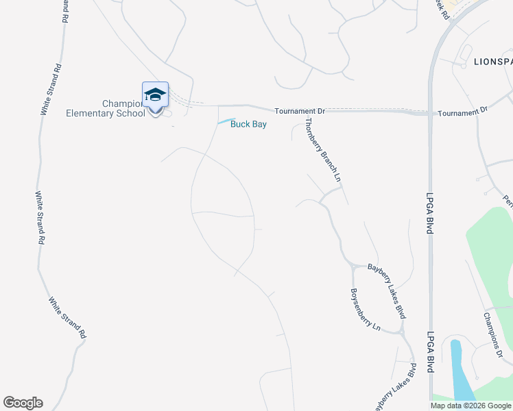 map of restaurants, bars, coffee shops, grocery stores, and more near 192 Azure Mist Way in Daytona Beach