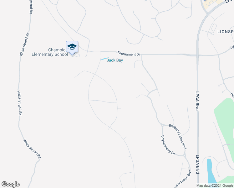 map of restaurants, bars, coffee shops, grocery stores, and more near 192 Azure Mist Way in Daytona Beach