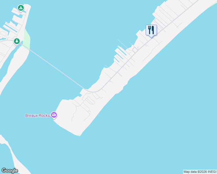map of restaurants, bars, coffee shops, grocery stores, and more near 1764 Route 1 in Grand Isle