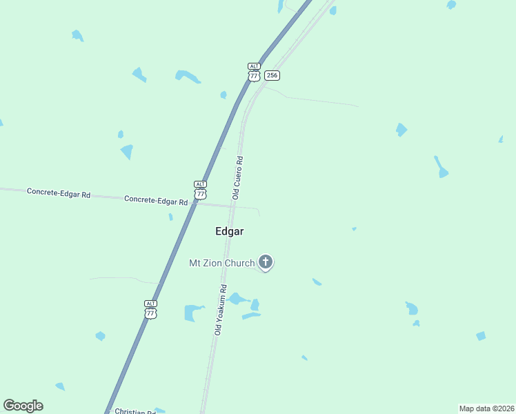 map of restaurants, bars, coffee shops, grocery stores, and more near 147 Meza Lane in Cuero