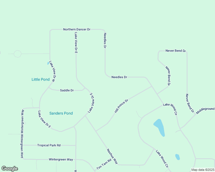 map of restaurants, bars, coffee shops, grocery stores, and more near 20 Needles Drive in Ocala