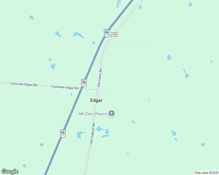 map of restaurants, bars, coffee shops, grocery stores, and more near 147 Meza Lane in Cuero