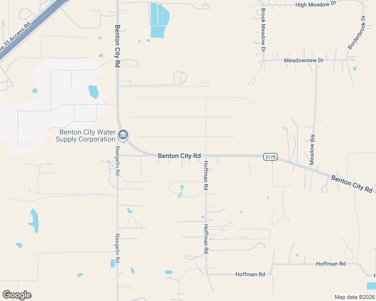 map of restaurants, bars, coffee shops, grocery stores, and more near 1360 Farm to Market Road 3175 in Lytle
