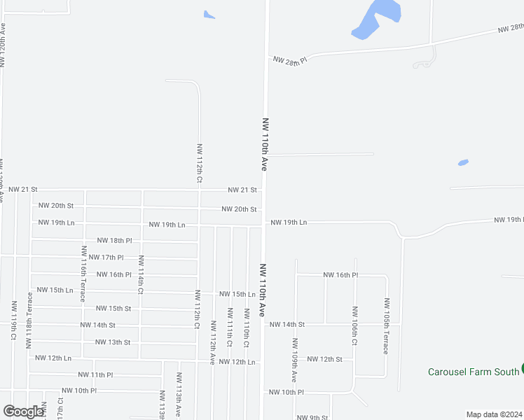 map of restaurants, bars, coffee shops, grocery stores, and more near 11015 Northwest 20th Street in Ocala