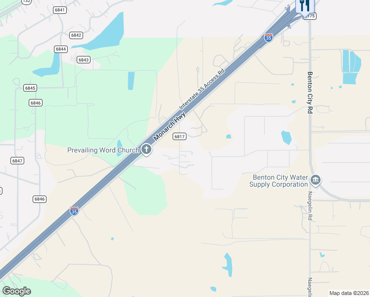map of restaurants, bars, coffee shops, grocery stores, and more near 181 County Road 6817 in Natalia