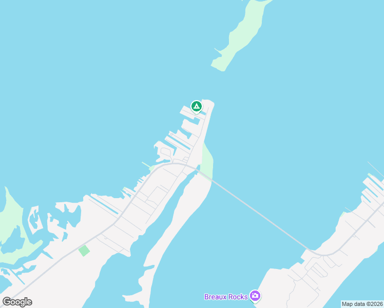 map of restaurants, bars, coffee shops, grocery stores, and more near 114 Central Avenue in Grand Isle