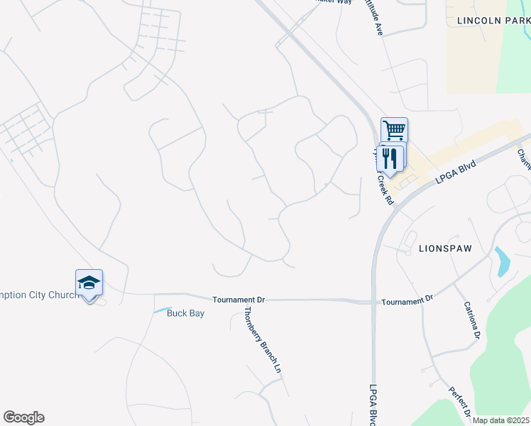 map of restaurants, bars, coffee shops, grocery stores, and more near 119 Flip Flop Court in Daytona Beach