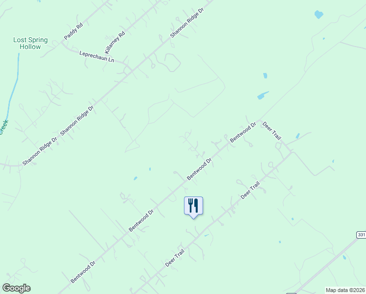 map of restaurants, bars, coffee shops, grocery stores, and more near 121 Morning Glory Road in Floresville